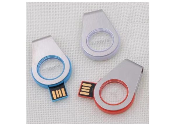 swivel acrylic flash drive