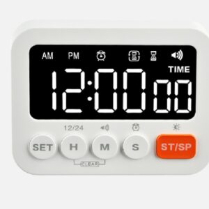 Digital alarm clock timer