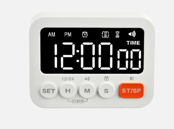 Digital alarm clock timer